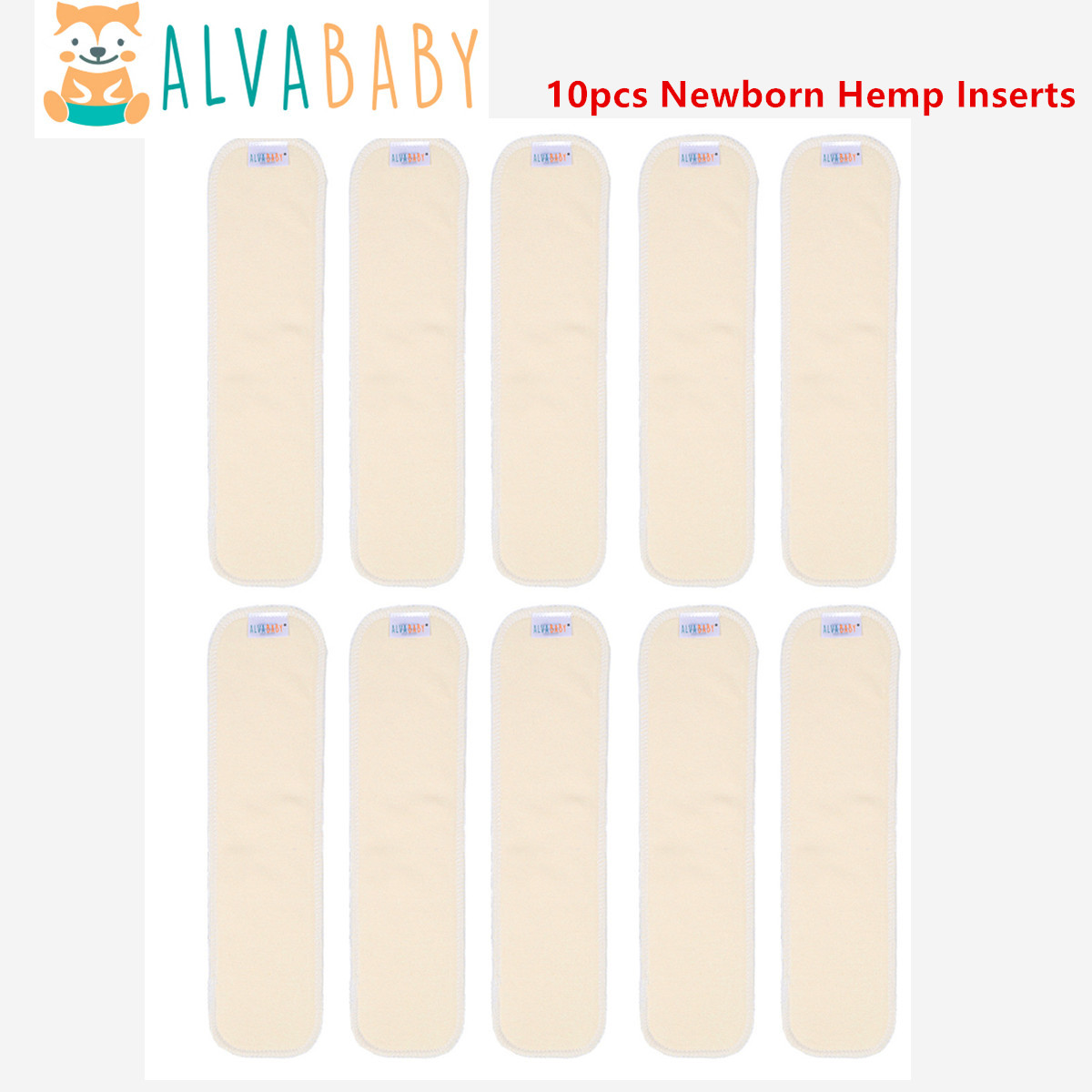 Pampers Diaper Premium Care - 10 шт. ALVABABY, вставка из конопли
