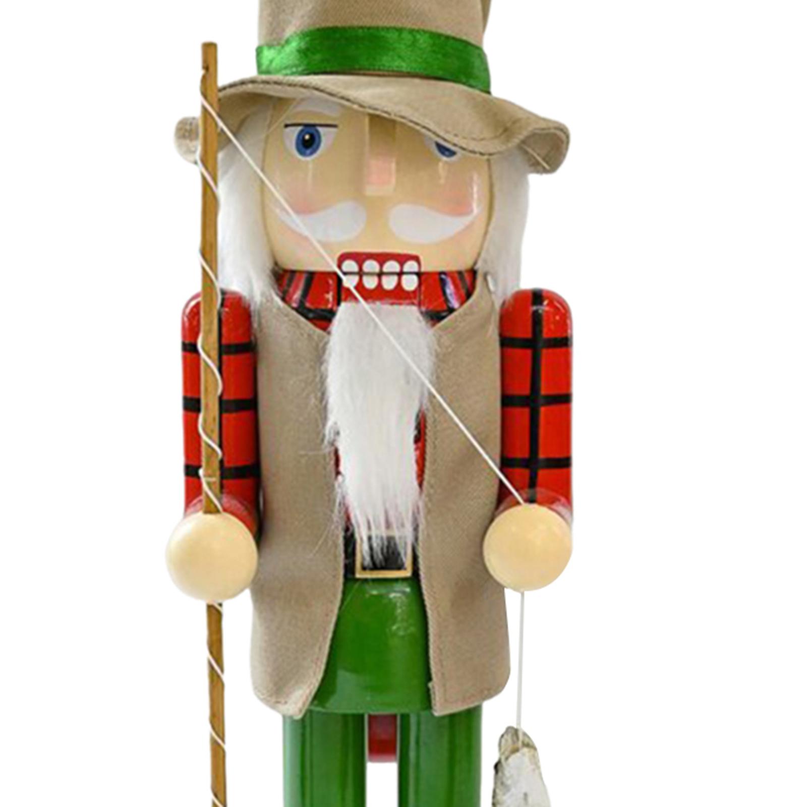 Nutcracker Figurine - Деревянный Щелкунчик: Рождественское украшение для стола,