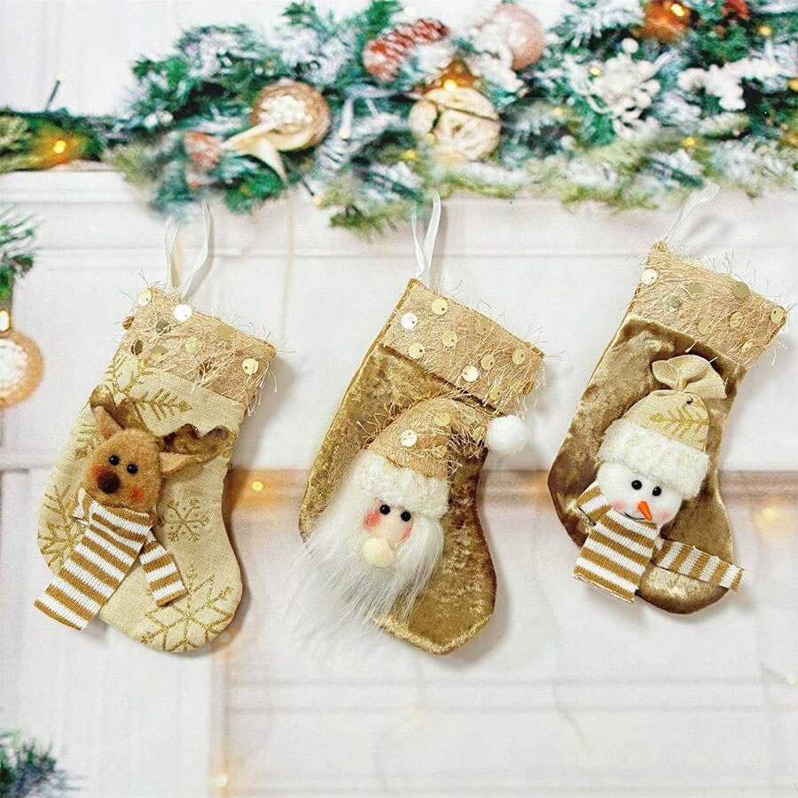 3 шт. рождественских декоратив – обзор и цена Christmas Stocking Hanging