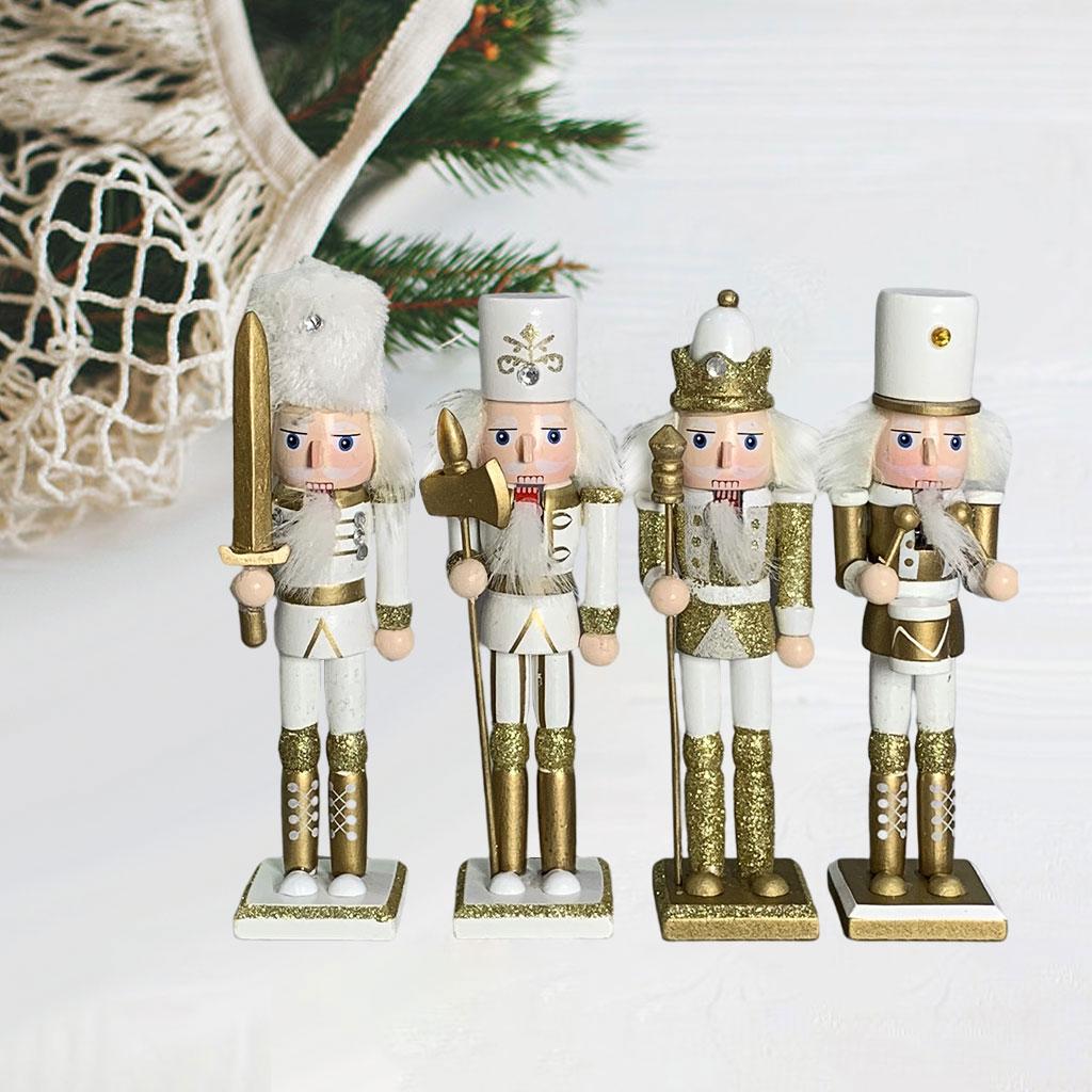 4 шт. фигурки Щелкунчиков, 18  – обзор и цена Nutcracker Figurine