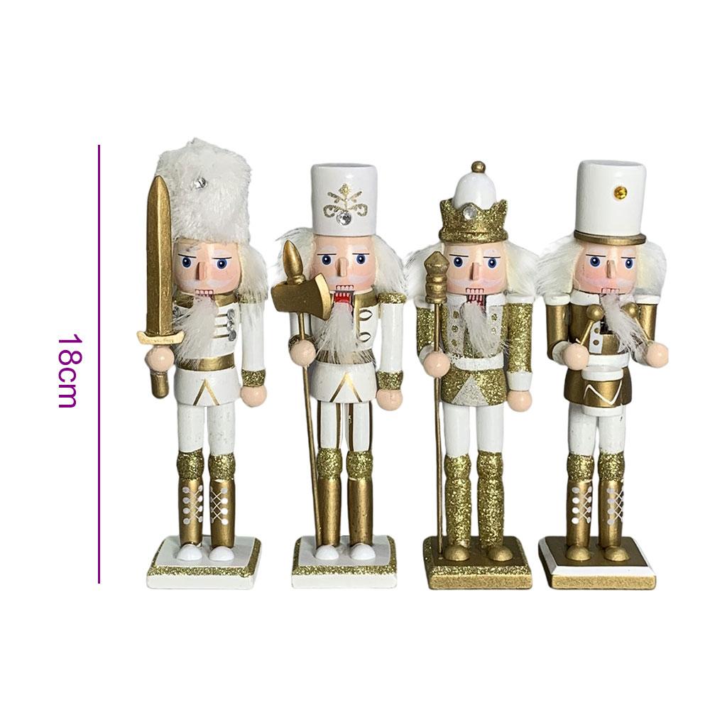 4 шт. фигурки Щелкунчиков, 18  – обзор и цена Nutcracker Figurine