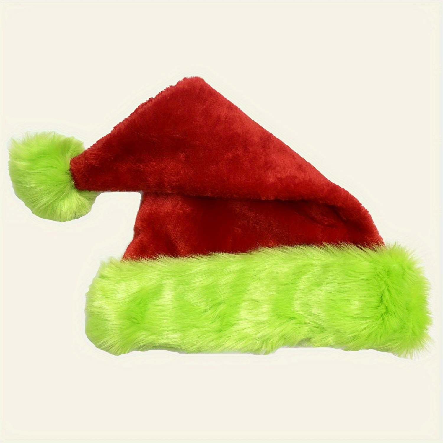 Флуоресцентная зеленая шапка С – обзор и цена Santa Hat Plush