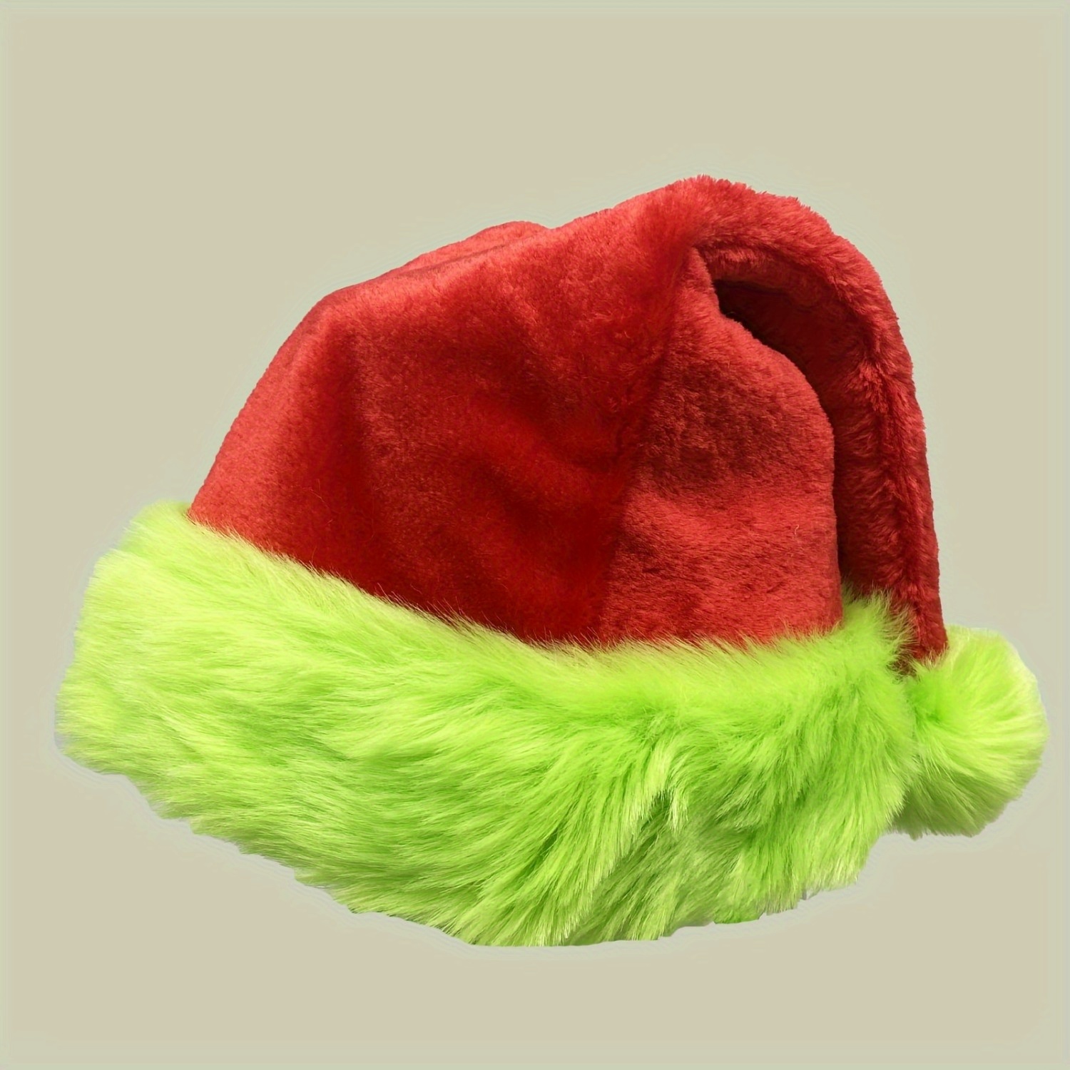 Флуоресцентная зеленая шапка С – обзор и цена Santa Hat Plush