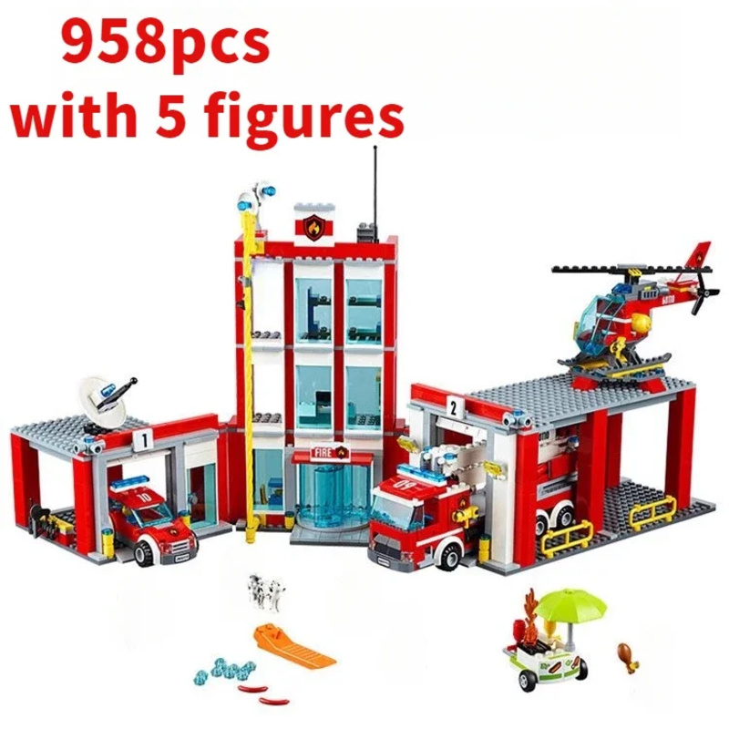 Городская пожарная станция, ве – обзор и цена Lego Set City