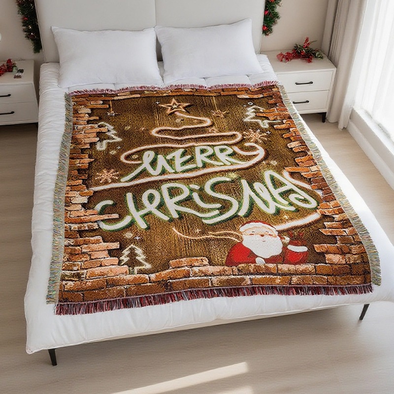 Новая рождественская гобеленов – обзор и цена Christmas Throw Blanket