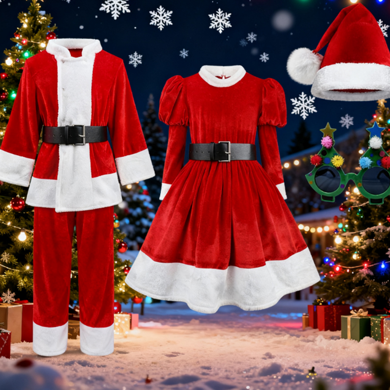 4 шт., карнавальный костюм Сан – обзор и цена Elf Costume Christmas