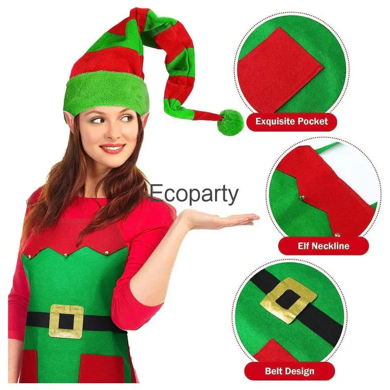 Женский рождественский костюм, – обзор и цена Elf Costume Christmas