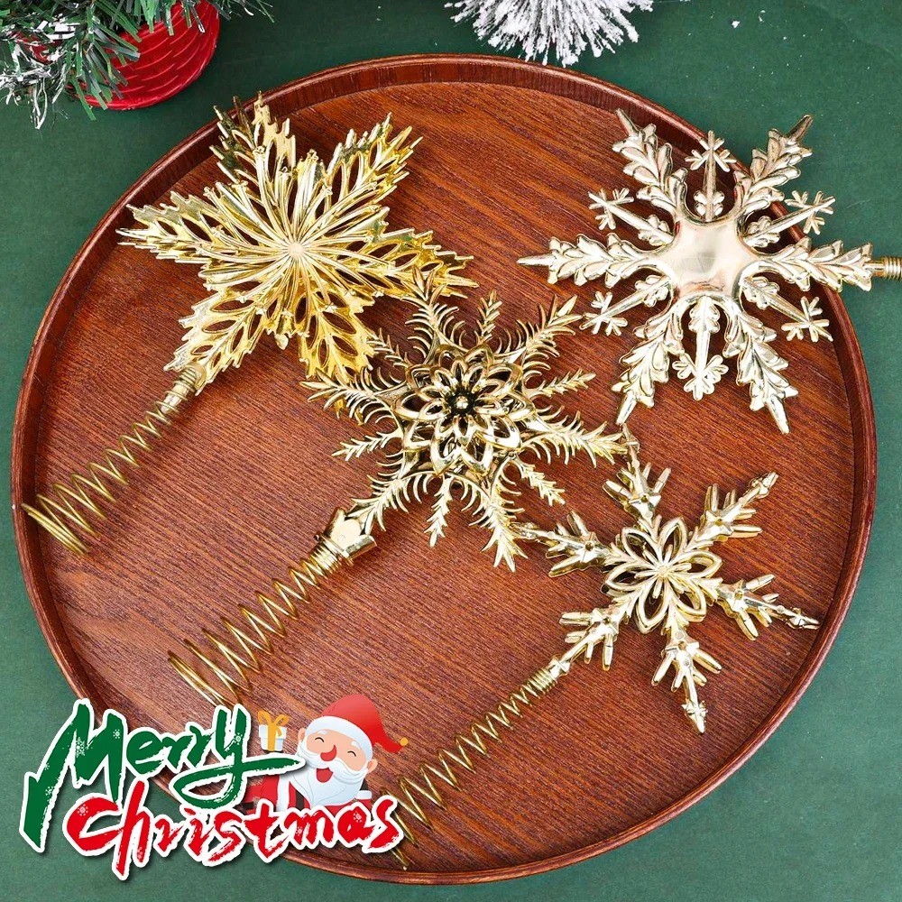 Золотая рождественская елочная – обзор и цена Star Tree Topper
