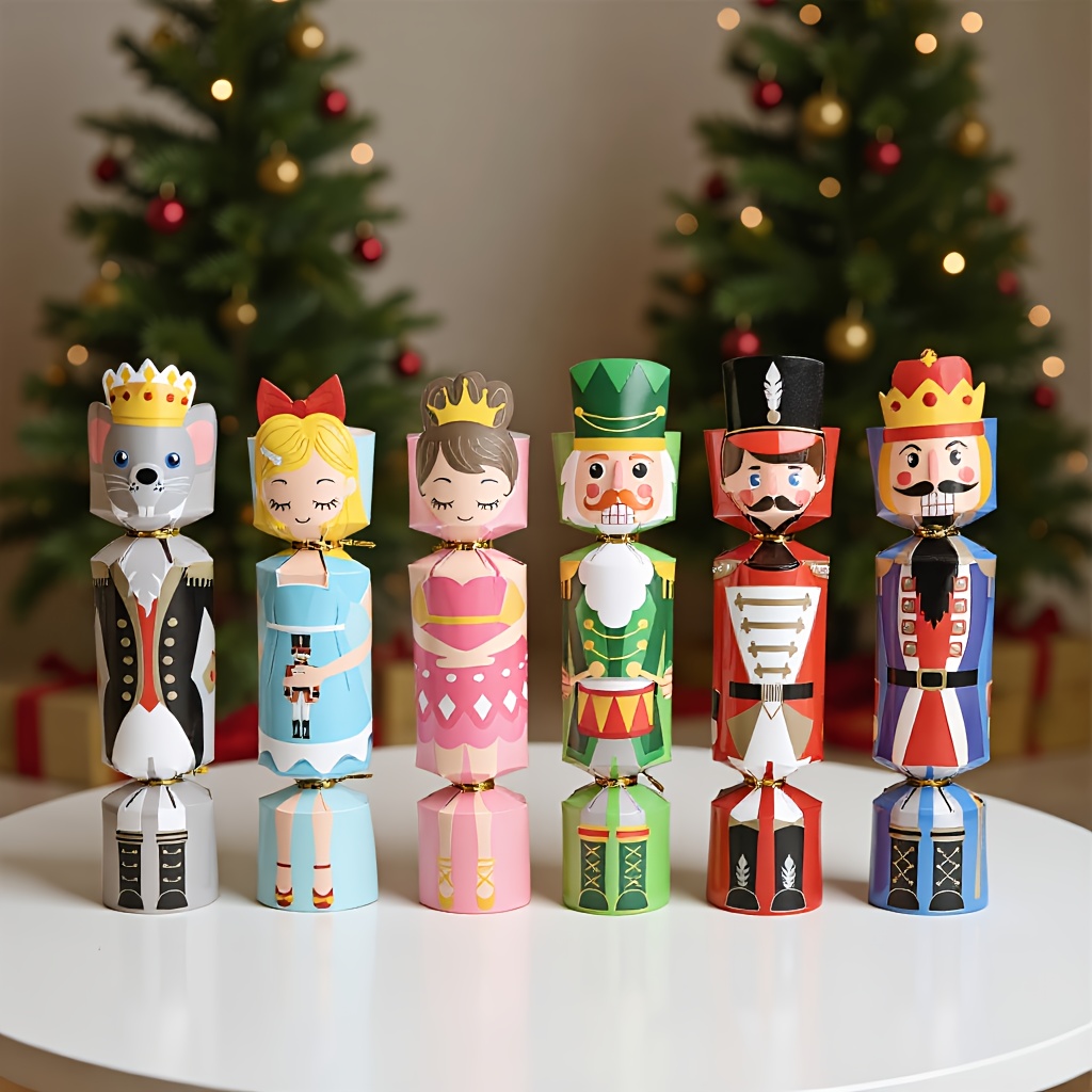 24 шт. Рождественские коробочк – обзор и цена Nutcracker Figurine