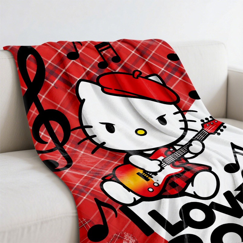 Плед Sanrio Hello Kitty Rock S – обзор и цена Christmas Throw Blanket