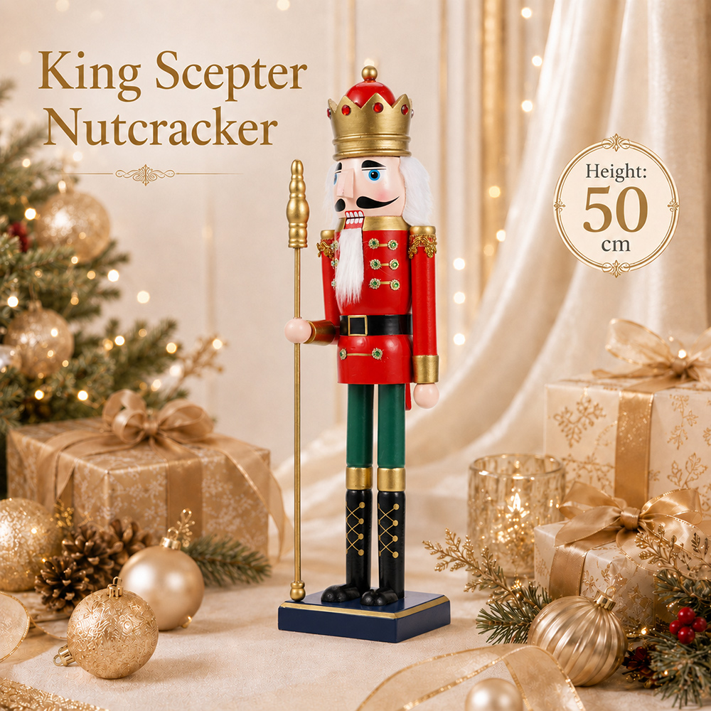 Деревянный Щелкунчик-король с  – обзор и цена Nutcracker Figurine