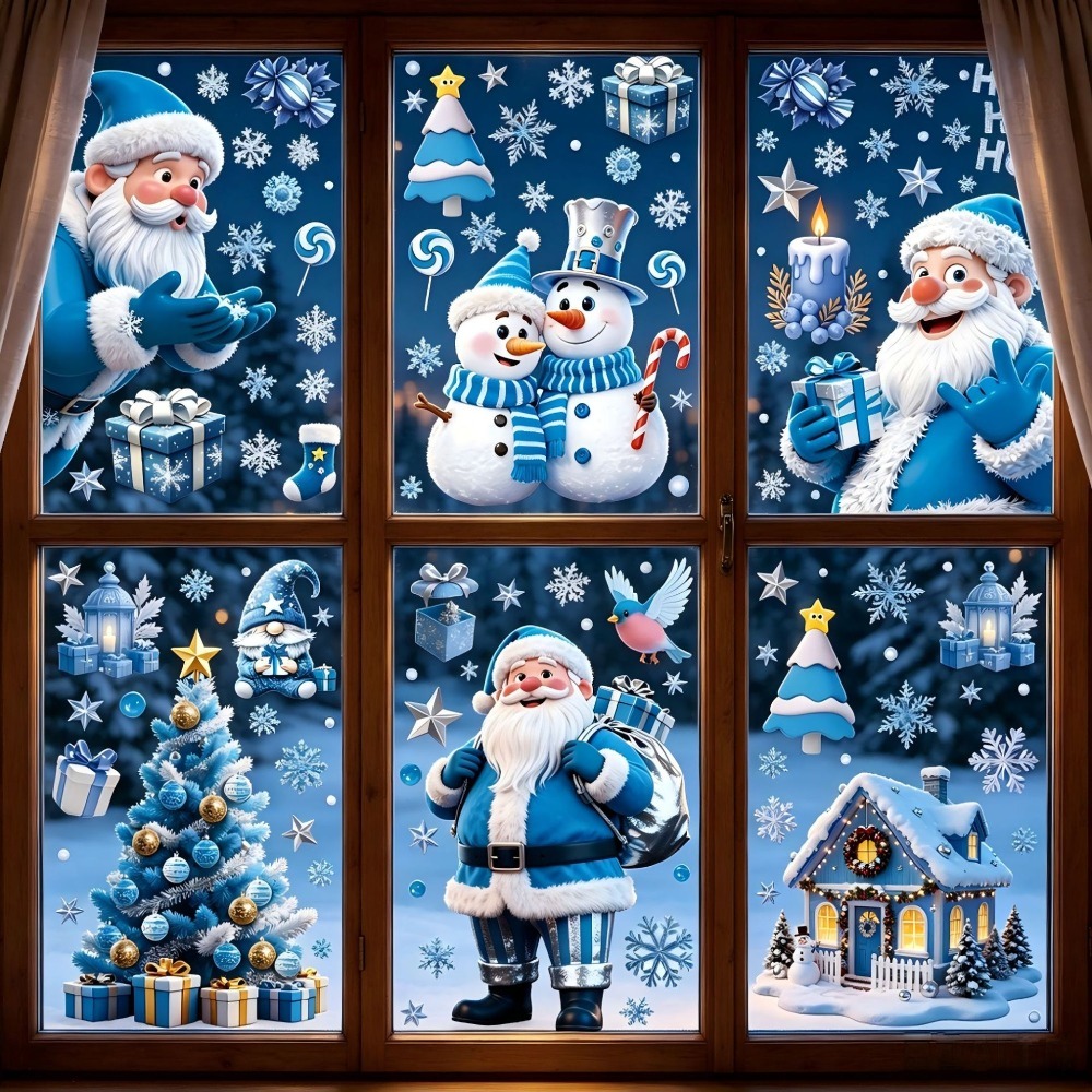 Наклейки на окно к Рождеству:  – обзор и цена Snowflake Window Decal
