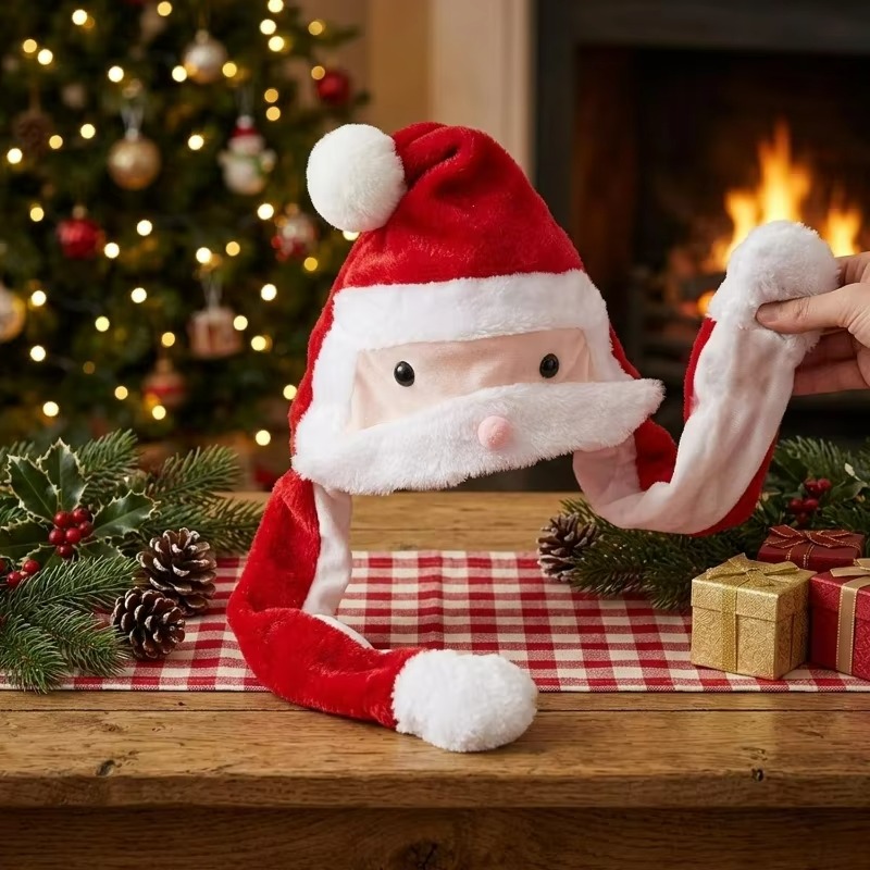 Забавная рождественская шапка  – обзор и цена Santa Hat Plush