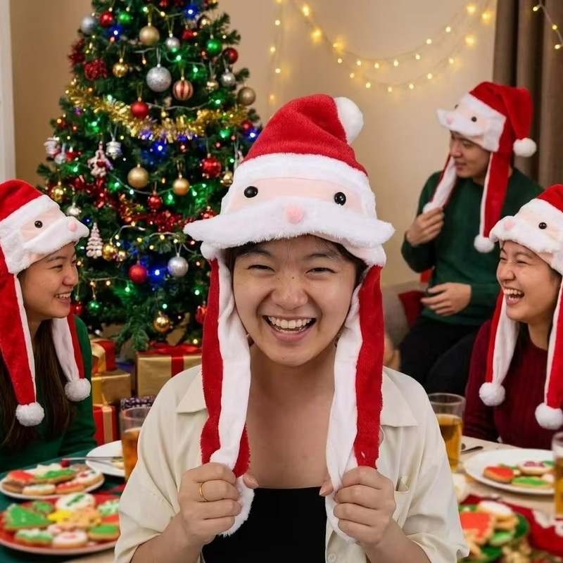 Забавная рождественская шапка  – обзор и цена Santa Hat Plush