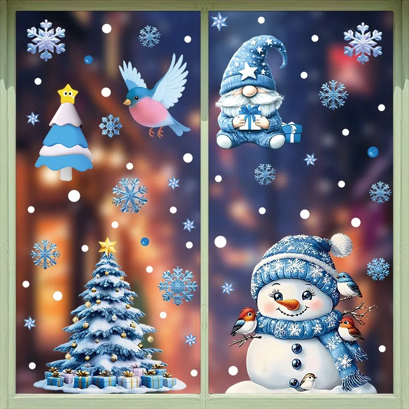 Счастливого Рождества! Статичн – обзор и цена Snowflake Window Decal